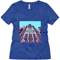 Ladies Relaxed Fit V-Neck Tee