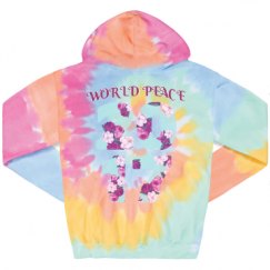 Unisex Tie-Dye Fleece Hoodie