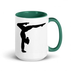 15oz Ceramic Mug with Color Inside