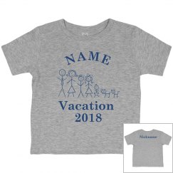 Stick figure family vacation-toddler