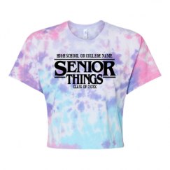 Women's Tie Dye Crop Top Tee