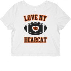 Ladies Slim Fit Crop Top Tee