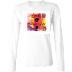Ladies Relaxed Fit Basic Long Sleeve Tee