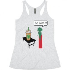 Ladies Slim Fit Super Soft Racerback Triblend Tank