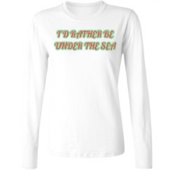 Ladies Relaxed Fit Basic Long Sleeve Tee