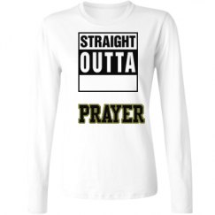 Ladies Relaxed Fit Basic Long Sleeve Tee