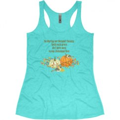 Ladies Slim Fit Super Soft Racerback Triblend Tank