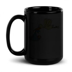 15oz Black Glossy Mug