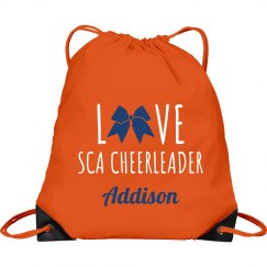 LOVE cheerleader bag
