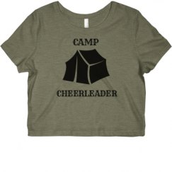 Ladies Slim Fit Crop Top Tee