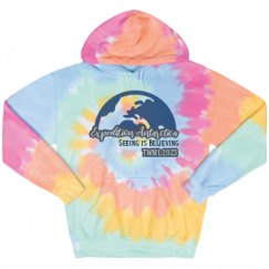 Unisex Tie-Dye Fleece Hoodie