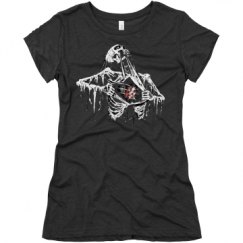 Ladies Slim Fit Super Soft Triblend Tee