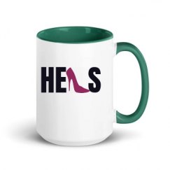 15oz Ceramic Mug with Color Inside