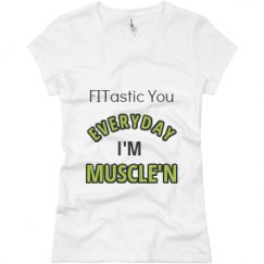 Ladies Slim Fit Basic Promo Jersey Tee