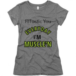 Ladies Slim Fit Super Soft Triblend Tee