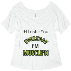 Ladies Flowy Slouchy Tee