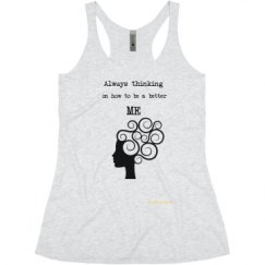 Ladies Slim Fit Super Soft Racerback Triblend Tank