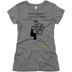 Ladies Slim Fit Super Soft Triblend Tee