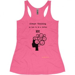 Ladies Slim Fit Super Soft Racerback Triblend Tank