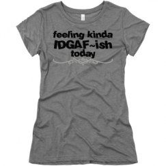 Ladies Slim Fit Super Soft Triblend Tee