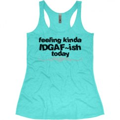 Ladies Slim Fit Super Soft Racerback Triblend Tank