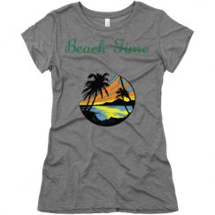 Ladies Slim Fit Super Soft Triblend Tee