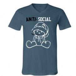 Unisex V-Neck Jersey Tee