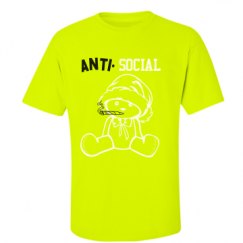 Unisex Ultra Cotton Safety Neon Crewneck Tee