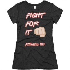 Ladies Slim Fit Super Soft Triblend Tee