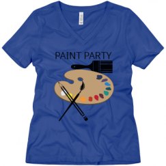 Ladies Relaxed Fit V-Neck Tee