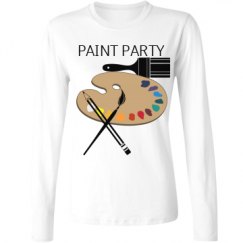 Ladies Relaxed Fit Basic Long Sleeve Tee