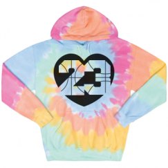Unisex Tie-Dye Fleece Hoodie