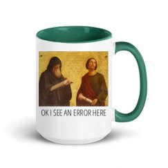 15oz Ceramic Mug with Color Inside