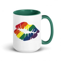15oz Ceramic Mug with Color Inside