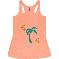 Ladies Slim Fit Super Soft Racerback Triblend Tank