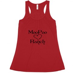 MooPoo Heart Ladies Bella Tank