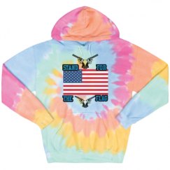 Unisex Tie-Dye Fleece Hoodie