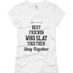 Ladies Slim Fit Basic Promo Jersey Tee