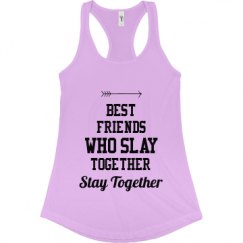 Ladies Slim Fit Racerback Tank Top