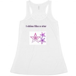 I shine like a star tank top