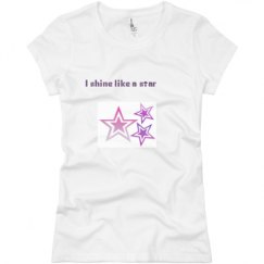 Ladies Slim Fit Basic Promo Jersey Tee