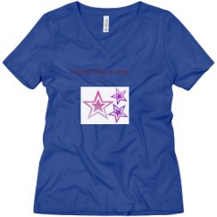 Ladies Relaxed Fit V-Neck Tee