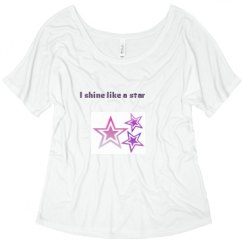 Ladies Flowy Slouchy Tee
