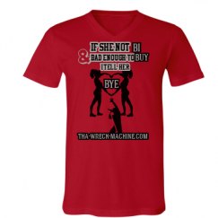 Unisex V-Neck Jersey Tee