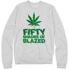 Fifty Green glitter logo