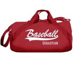 Sebastian's baseball bag