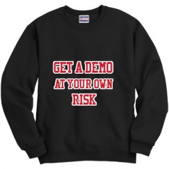 Unisex Film and Foil Crewneck Sweatshirt