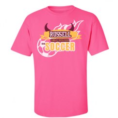 Unisex Ultra Cotton Safety Neon Crewneck Tee