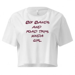 Ladies Festival Cali Crop Top Tee