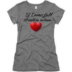 Ladies Slim Fit Super Soft Triblend Tee